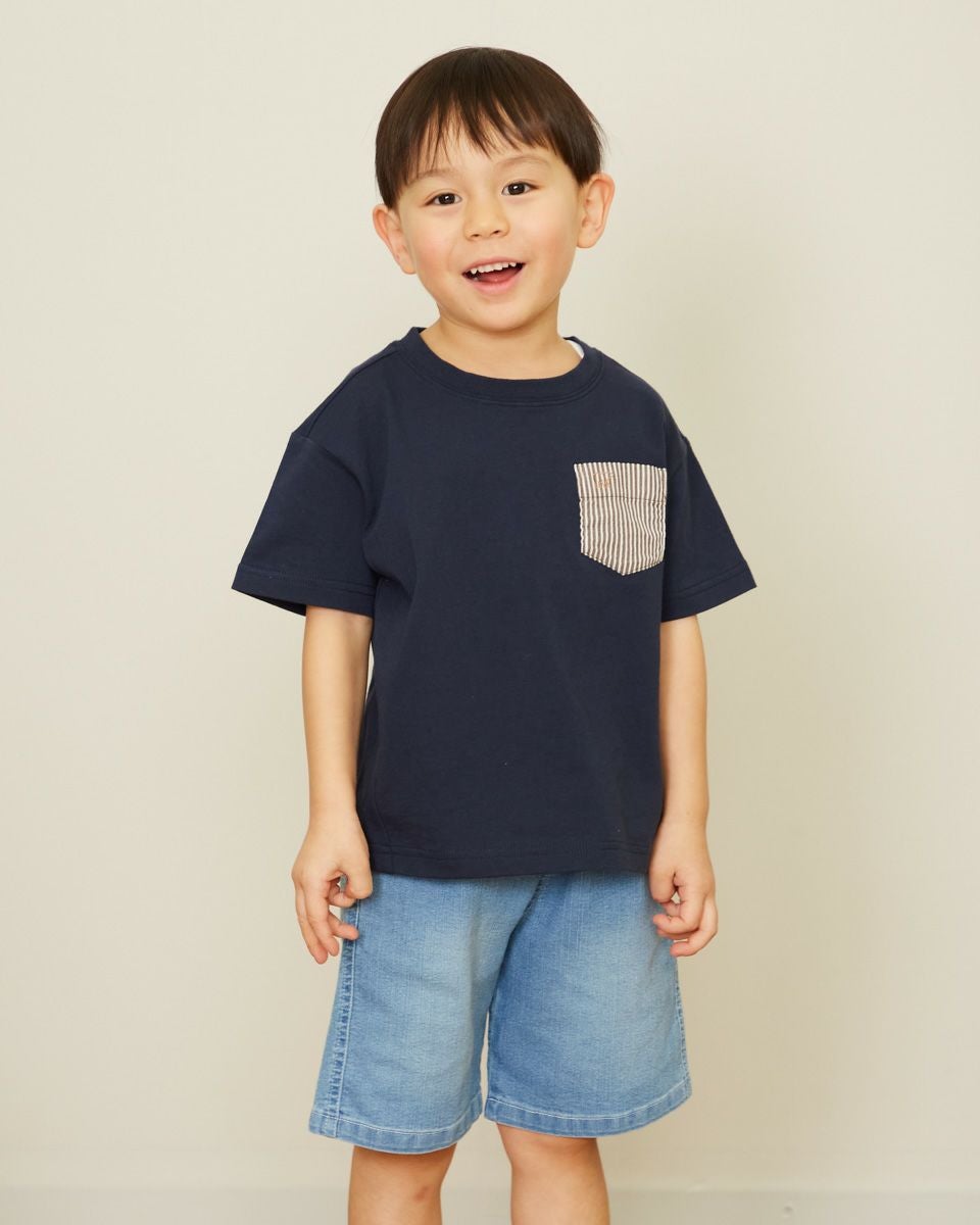 BOYS＆GIRLSヒッコリーポケットTシャツ | ゴールデンベアストア