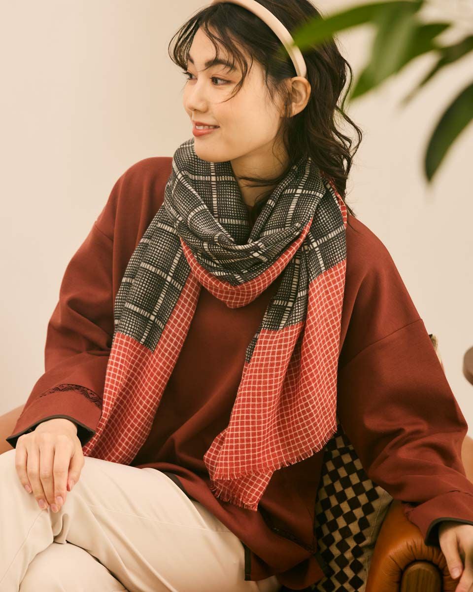 TWEELVALE チェック柄ストール 65×185cm ひざ掛け 楽天市場】＼全商品ポイント5倍／ ひざ掛け マフラー ストール兼用