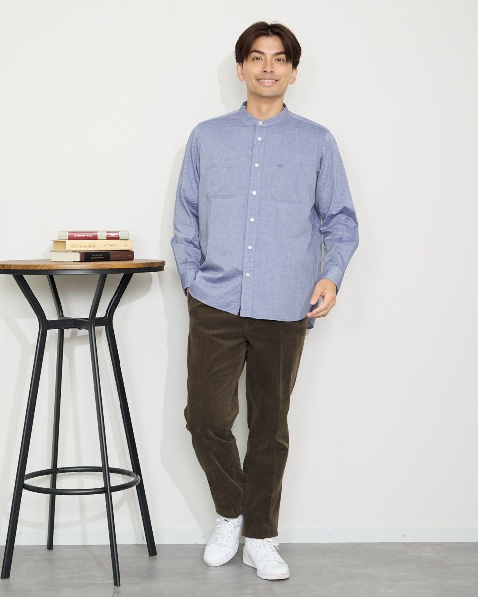 【値下げ】HEADGOONIE コーデュロイ パンツ　Mサイズ アイテム紹介】藍染コーデュロイカーゴパンツ｜大八木未来(HEADGOONIE)