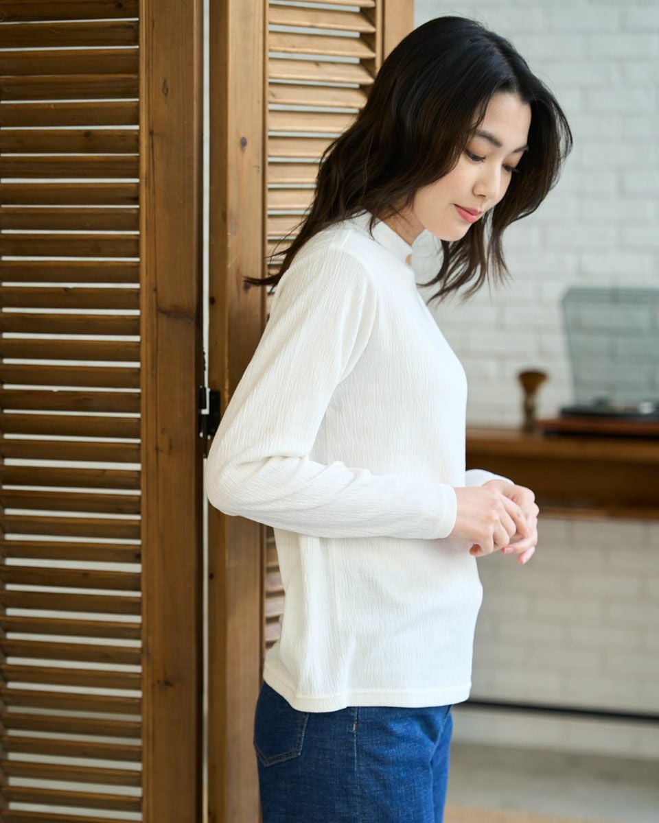 ハイネックTシャツ
