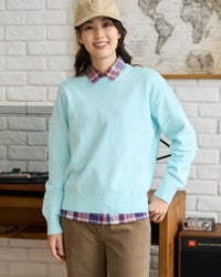 クルーネックセーター