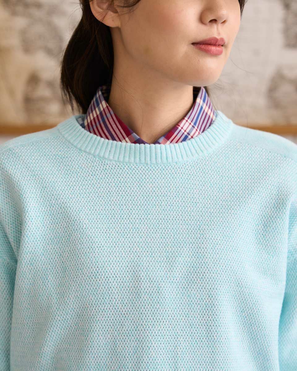 クルーネックセーター