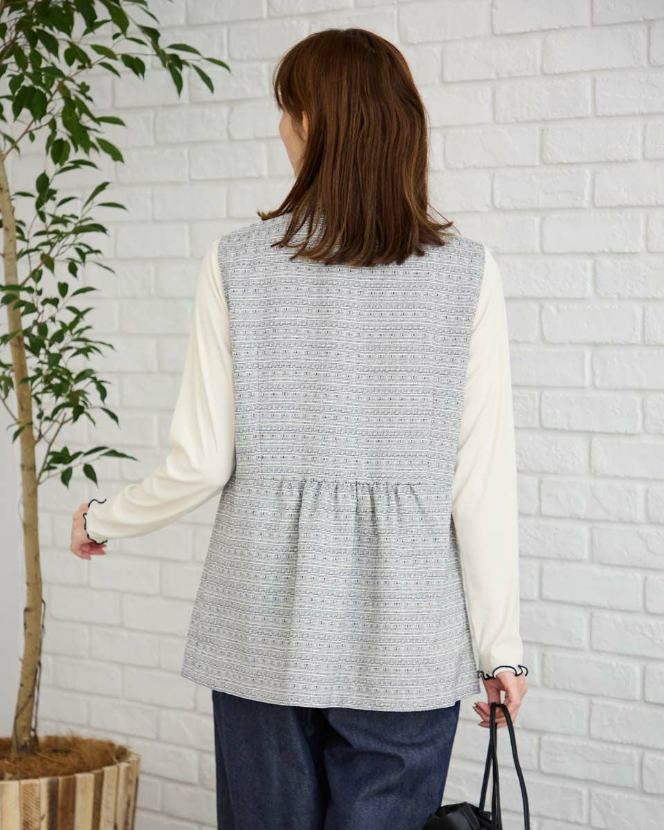 ツイードベスト