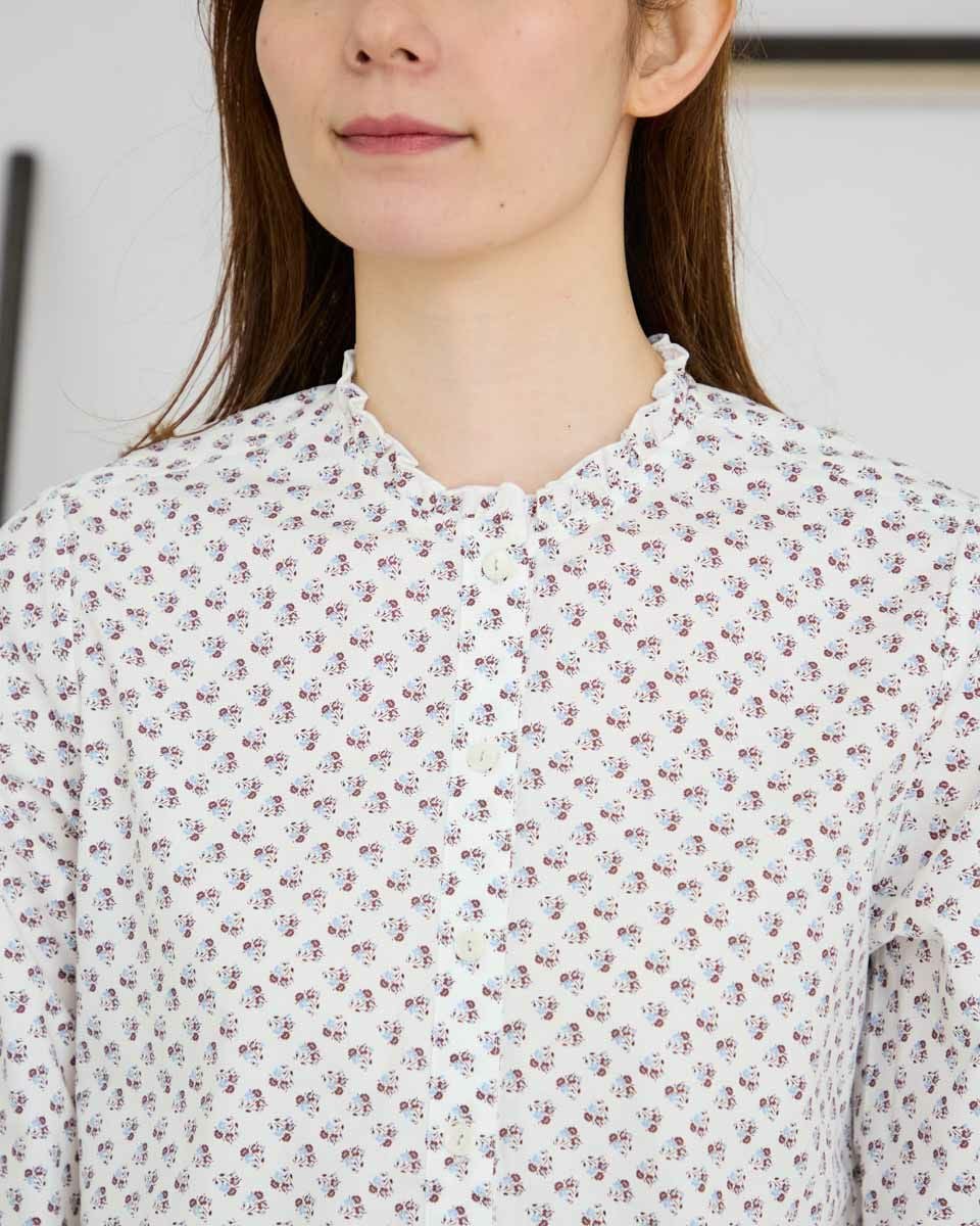 プリントブラウス