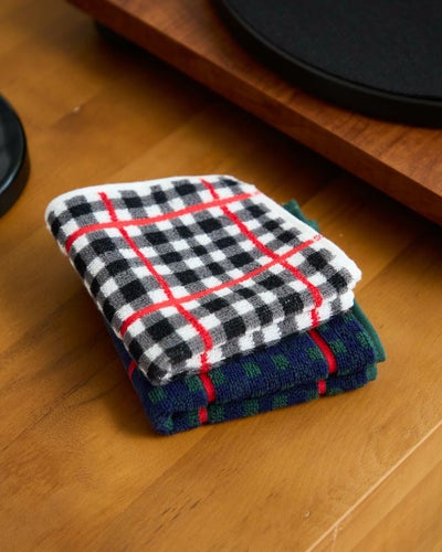 GBチェックハンカチ