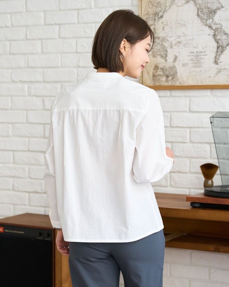 ピンタックシャツ