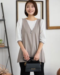 ブラウスドッキングベスト