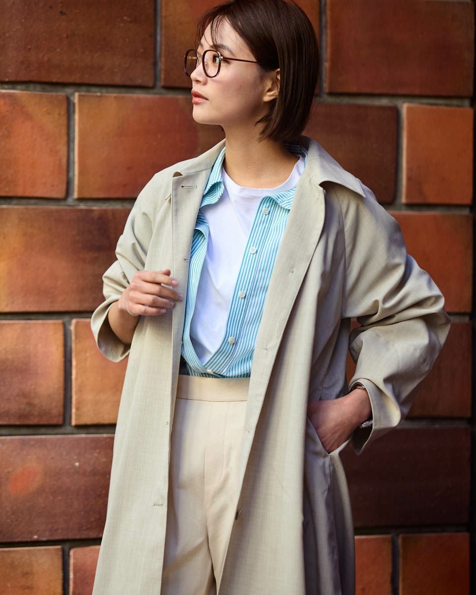 ステンカラーコート