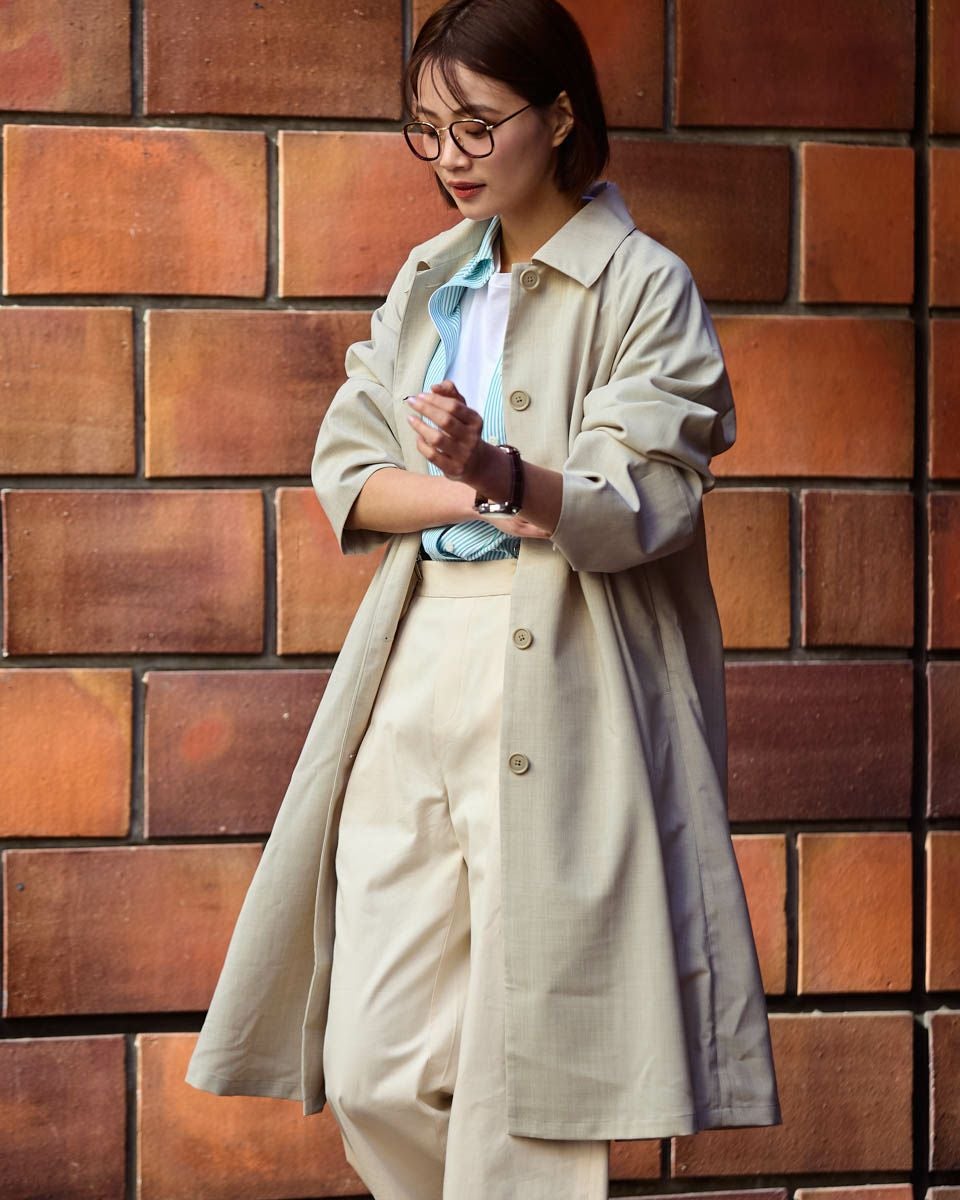 ステンカラーコート