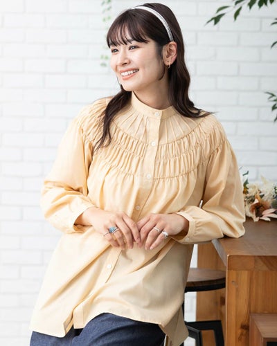 ロングブラウス