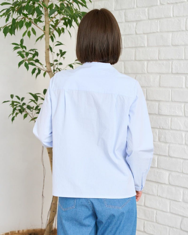 ピンタックシャツ