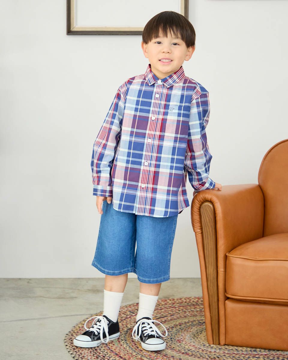 マドラスチェックシャツ