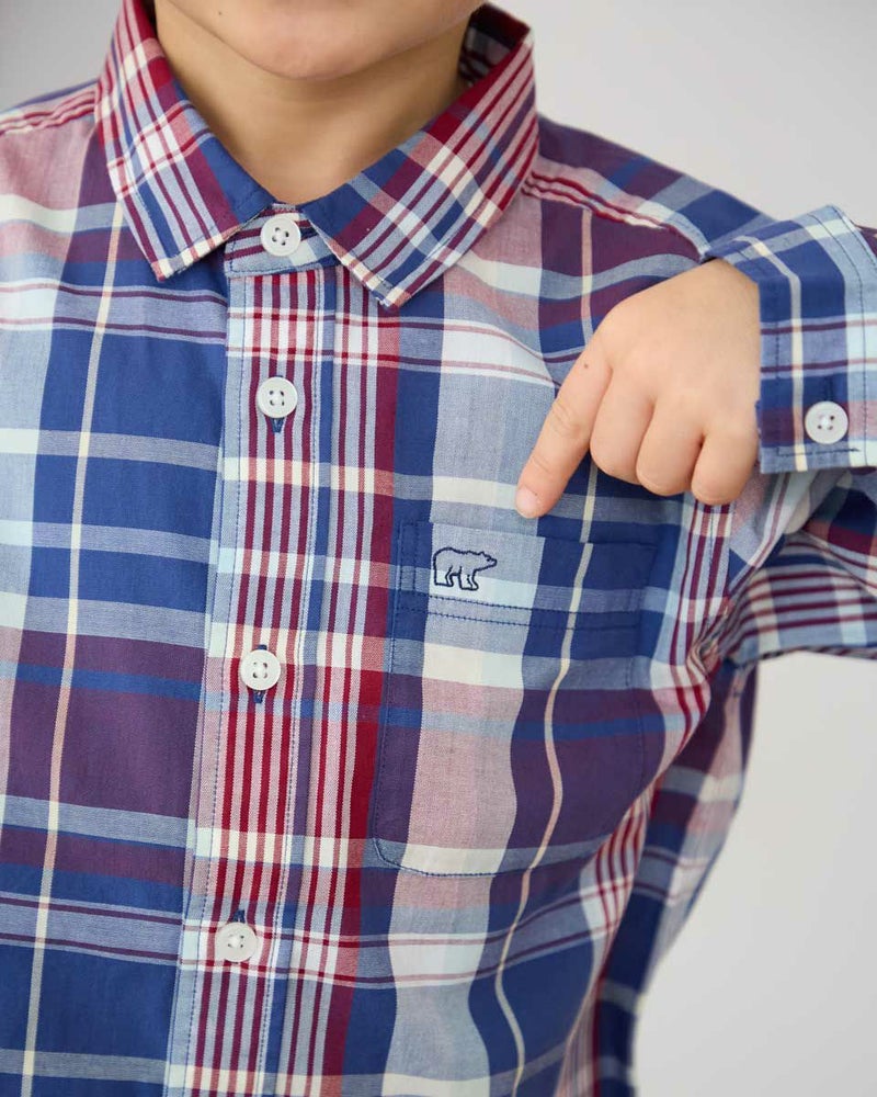 マドラスチェックシャツ