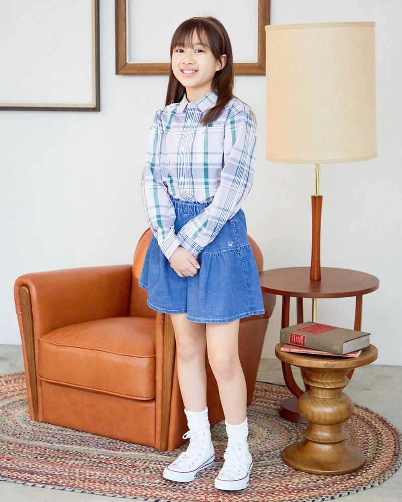 マドラスチェックシャツ