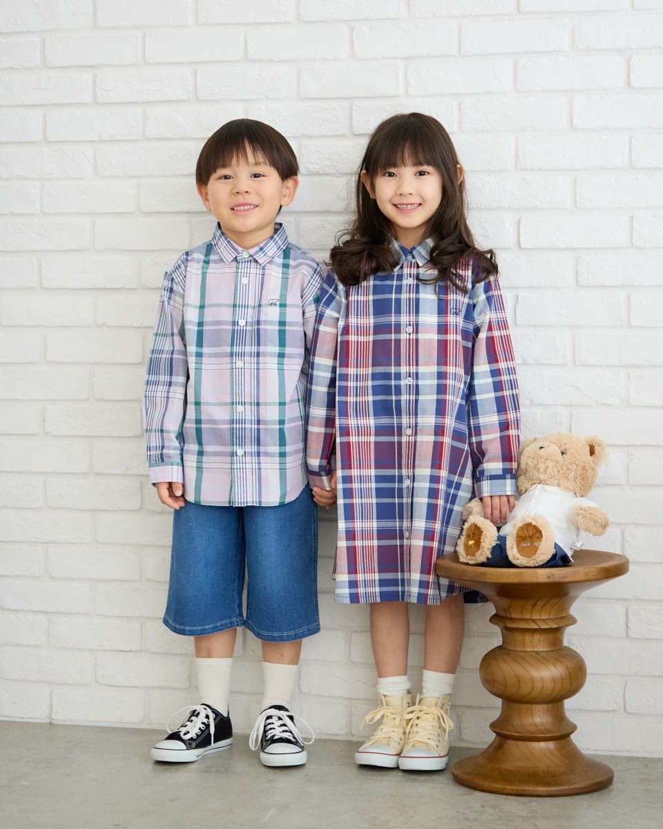 BOYS＆GIRLSマドラスチェックシャツ | ゴールデンベアストア