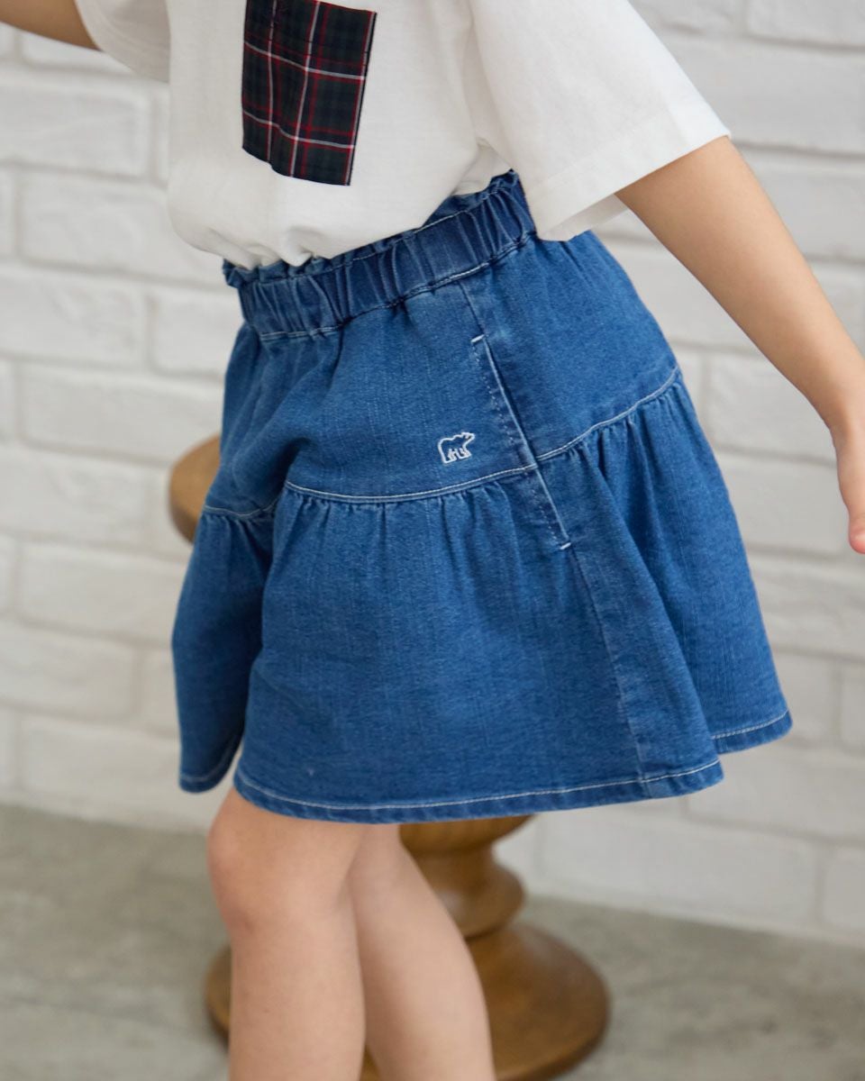 GIRLSデニムキュロット | ゴールデンベアストア