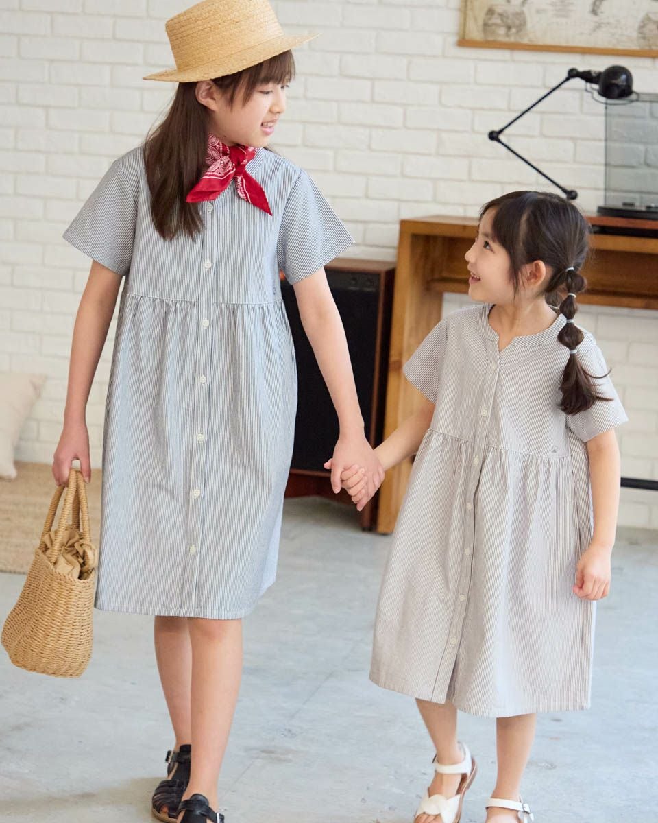 GIRLSヒッコリーワンピース | ゴールデンベアストア