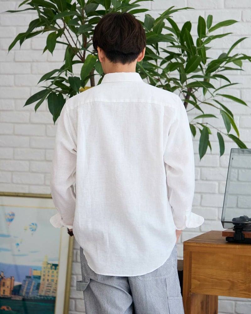フレンチリネンシャツ