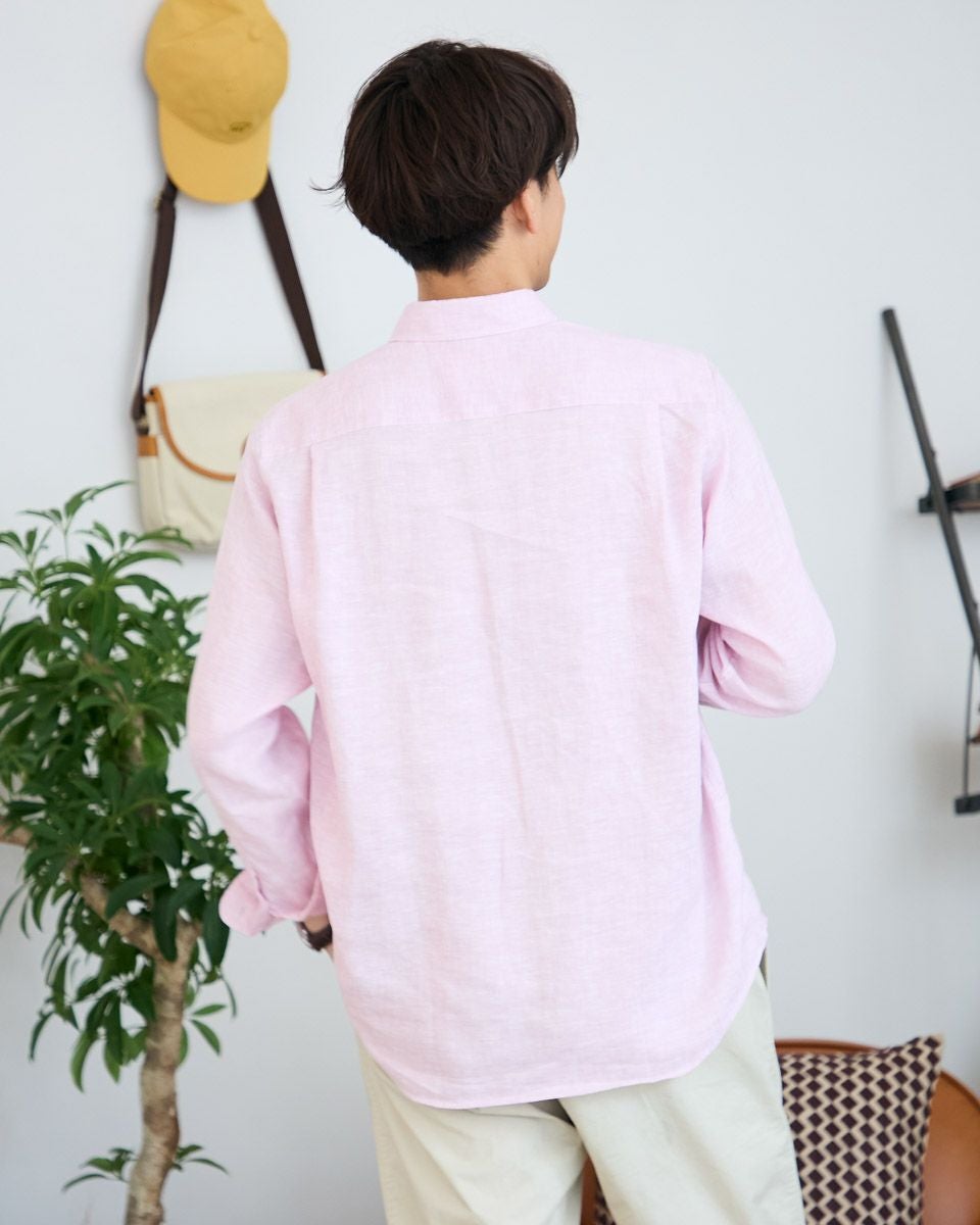 フレンチリネンシャツ