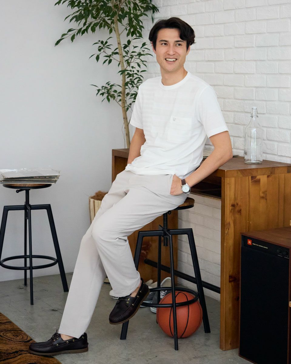 クルーネックTシャツ