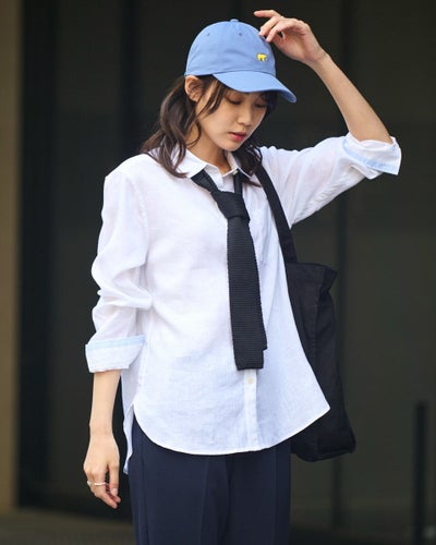 フレンチリネンシャツ