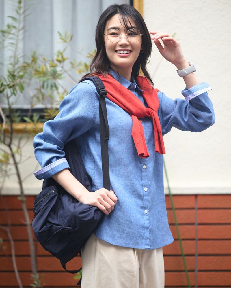 フレンチリネンシャツ