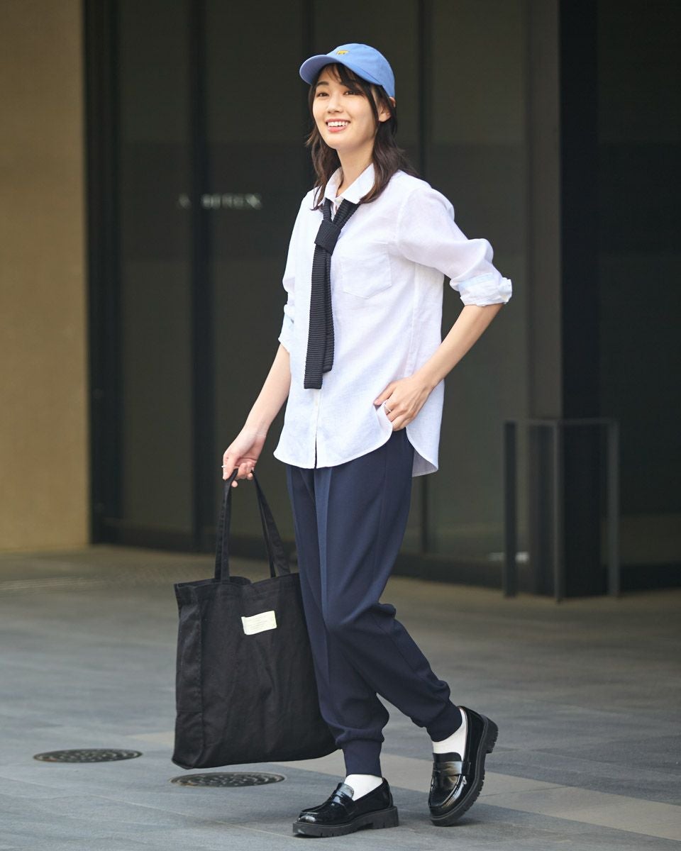 フレンチリネンシャツ