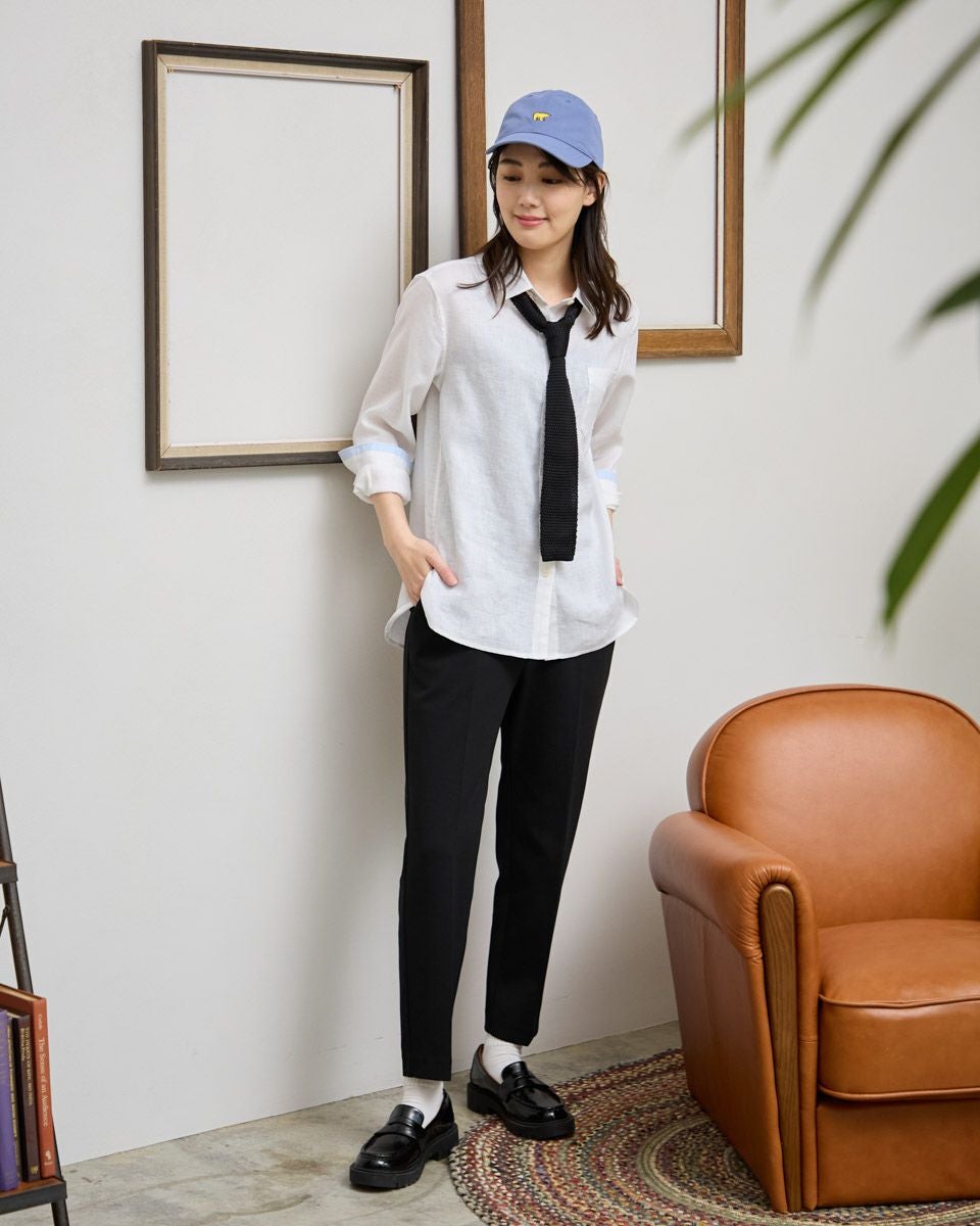 フレンチリネンシャツ