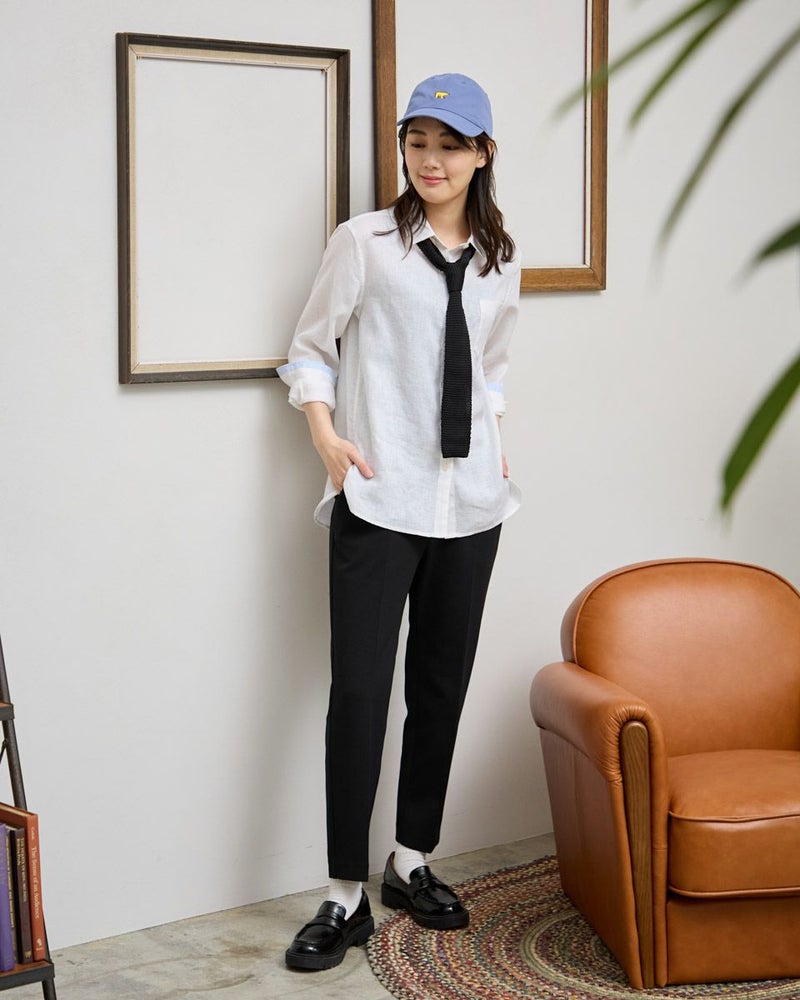 フレンチリネンシャツ