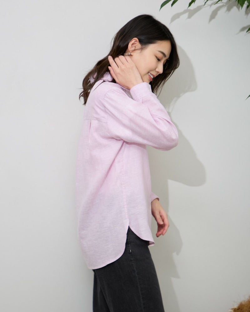 フレンチリネンシャツ