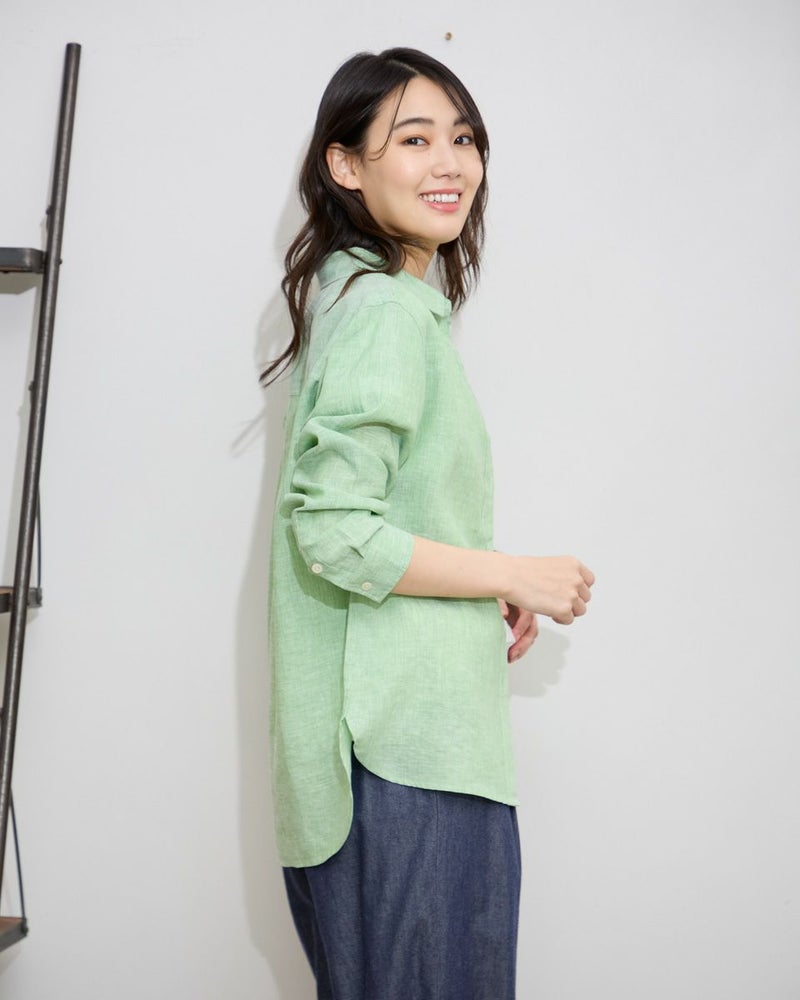 フレンチリネンシャツ