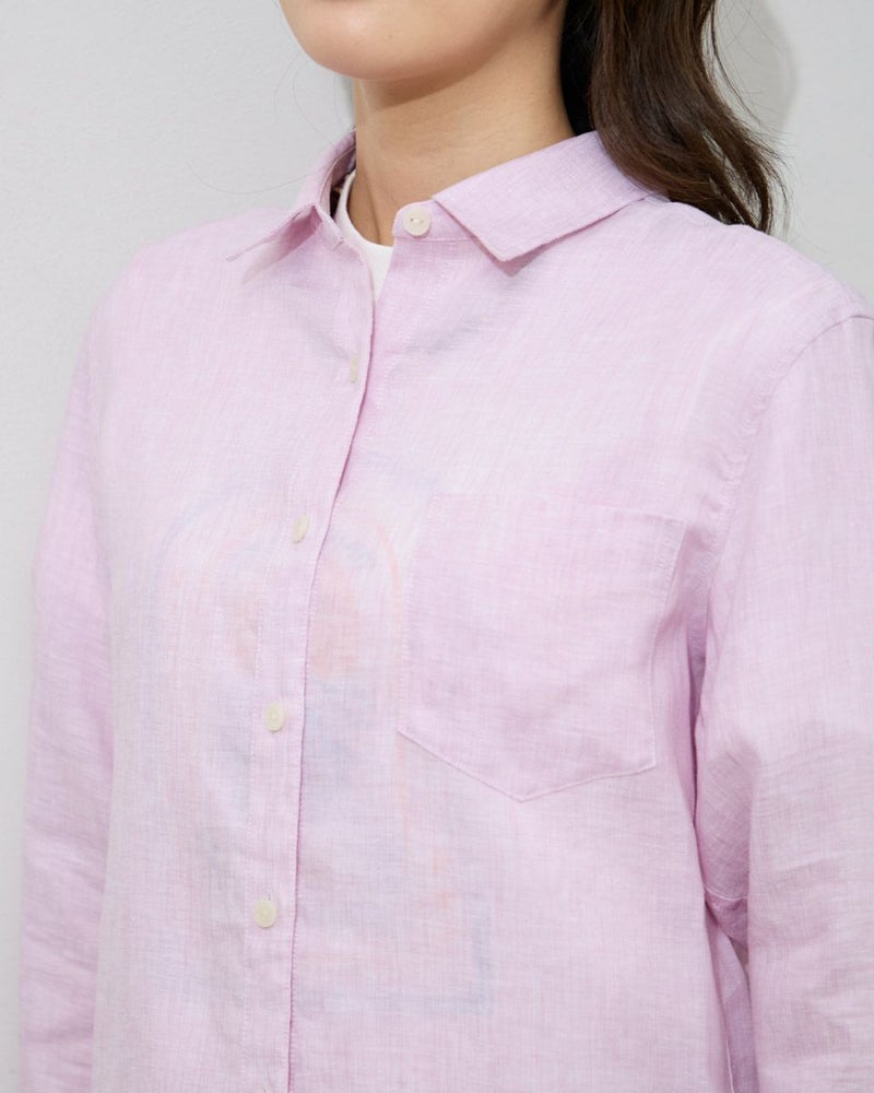 フレンチリネンシャツ