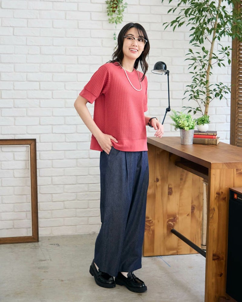 ジャカードTシャツ