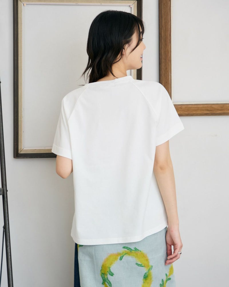 ジャカード切り替えTシャツ