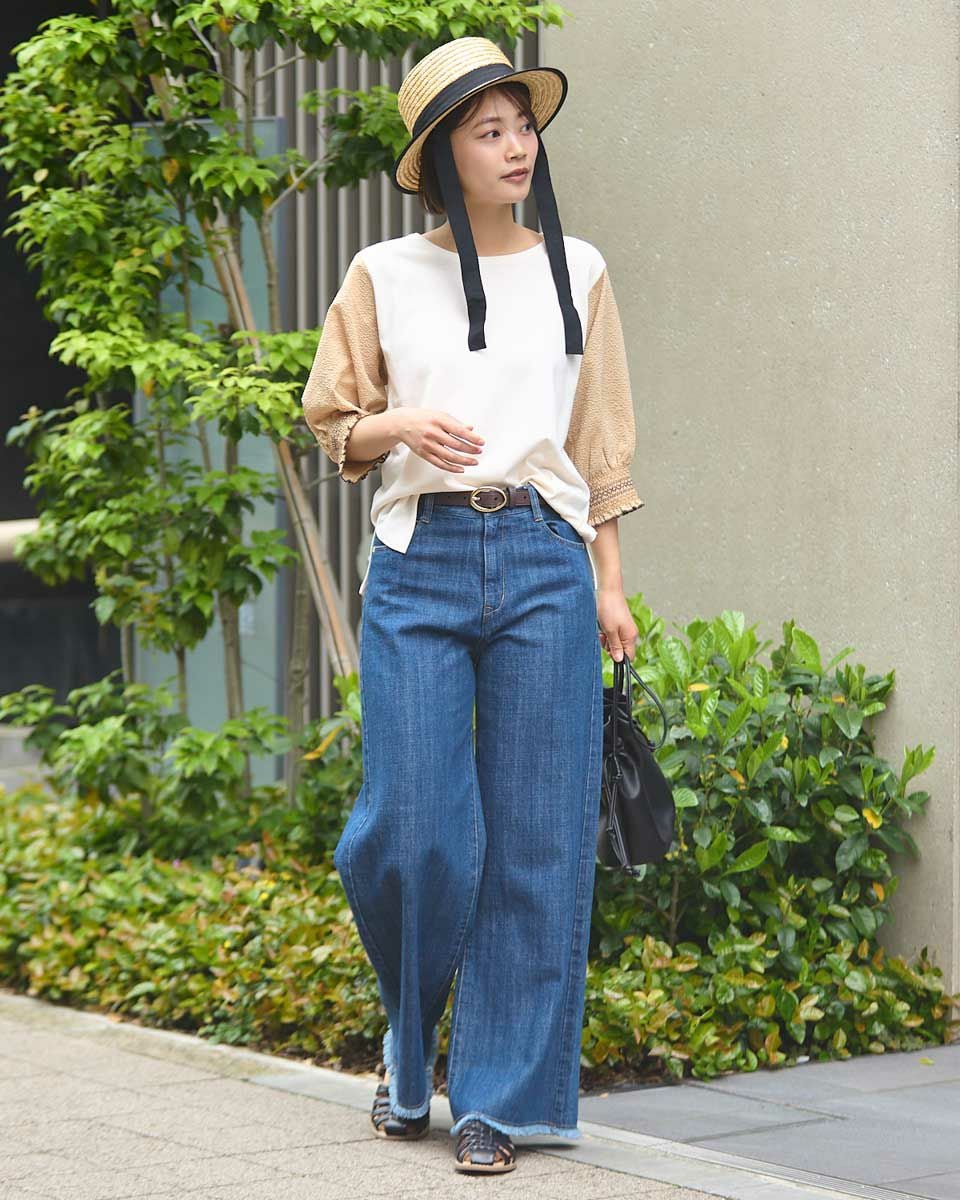 シャーリング使いプルオーバー