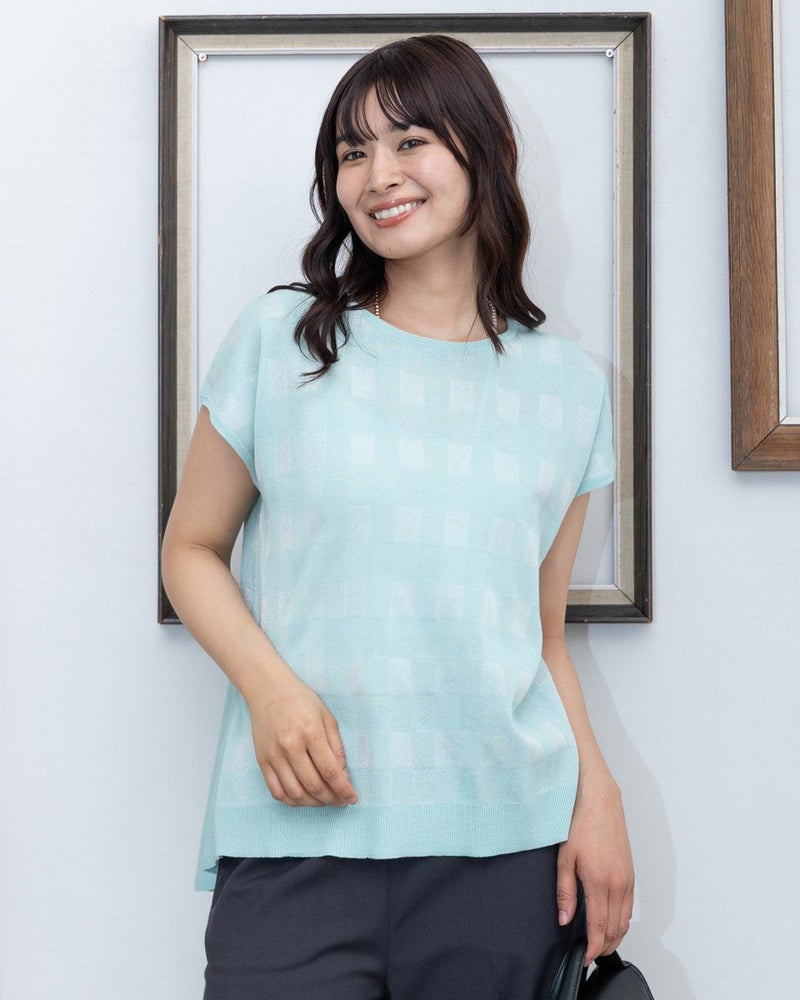 バックペプラムプルオーバー