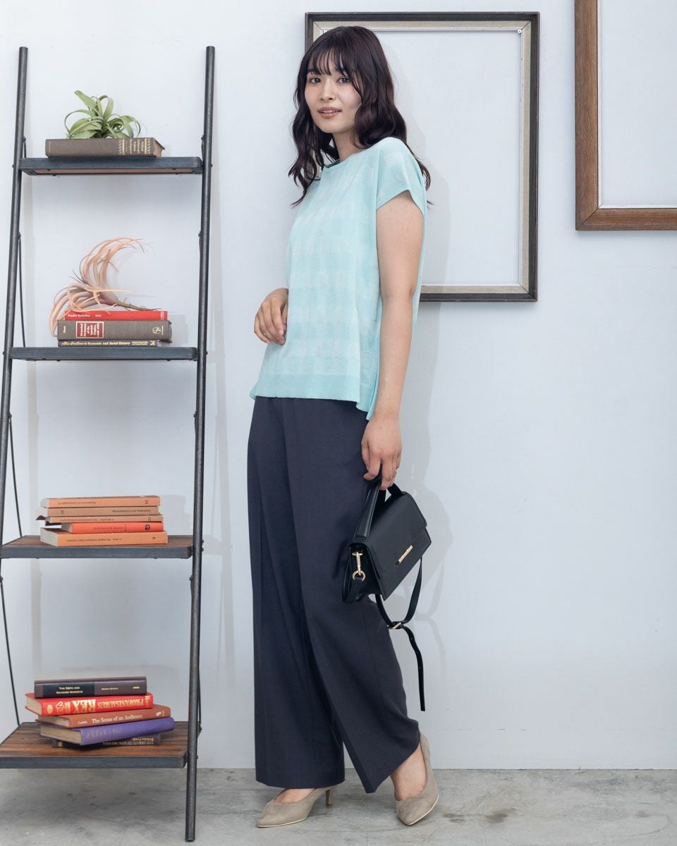 バックペプラムプルオーバー