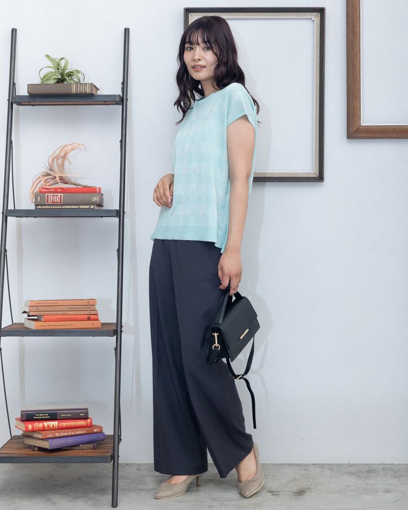 バックペプラムプルオーバー