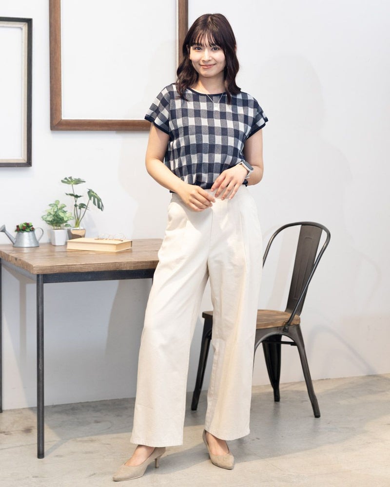 バックペプラムプルオーバー