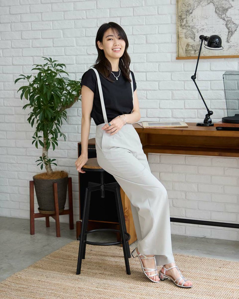 サスペンダーパンツ