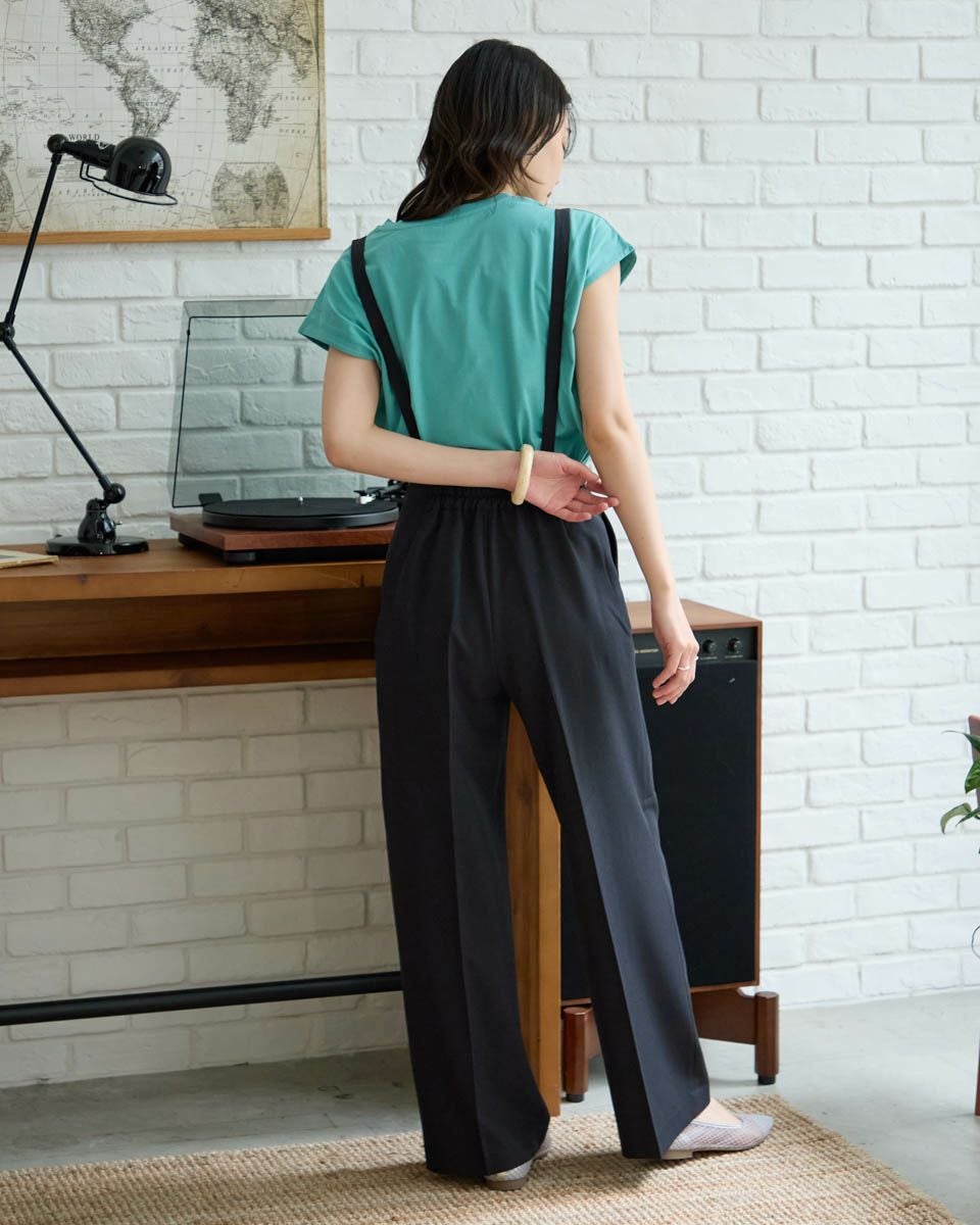 サスペンダーパンツ