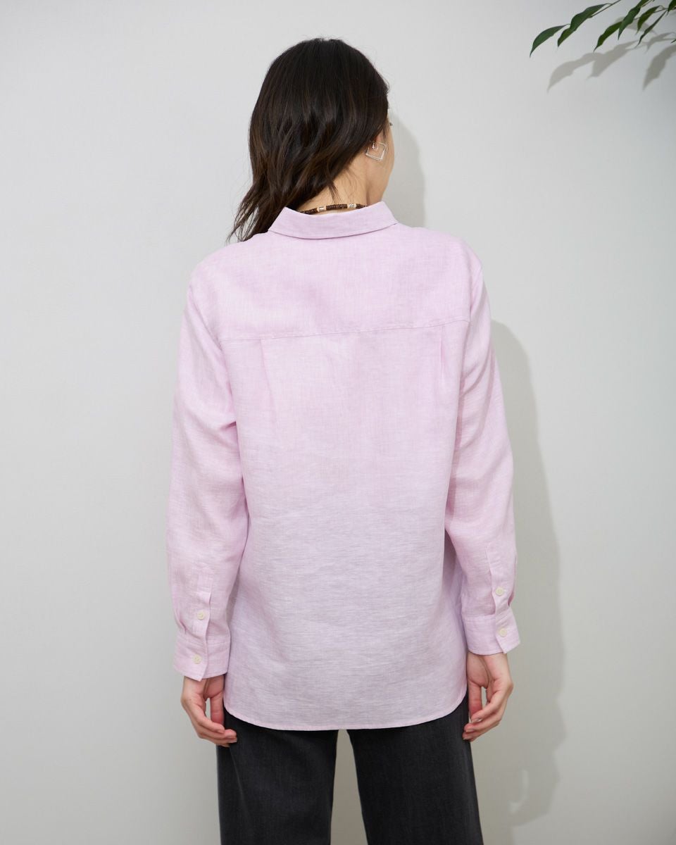 フレンチリネンシャツ