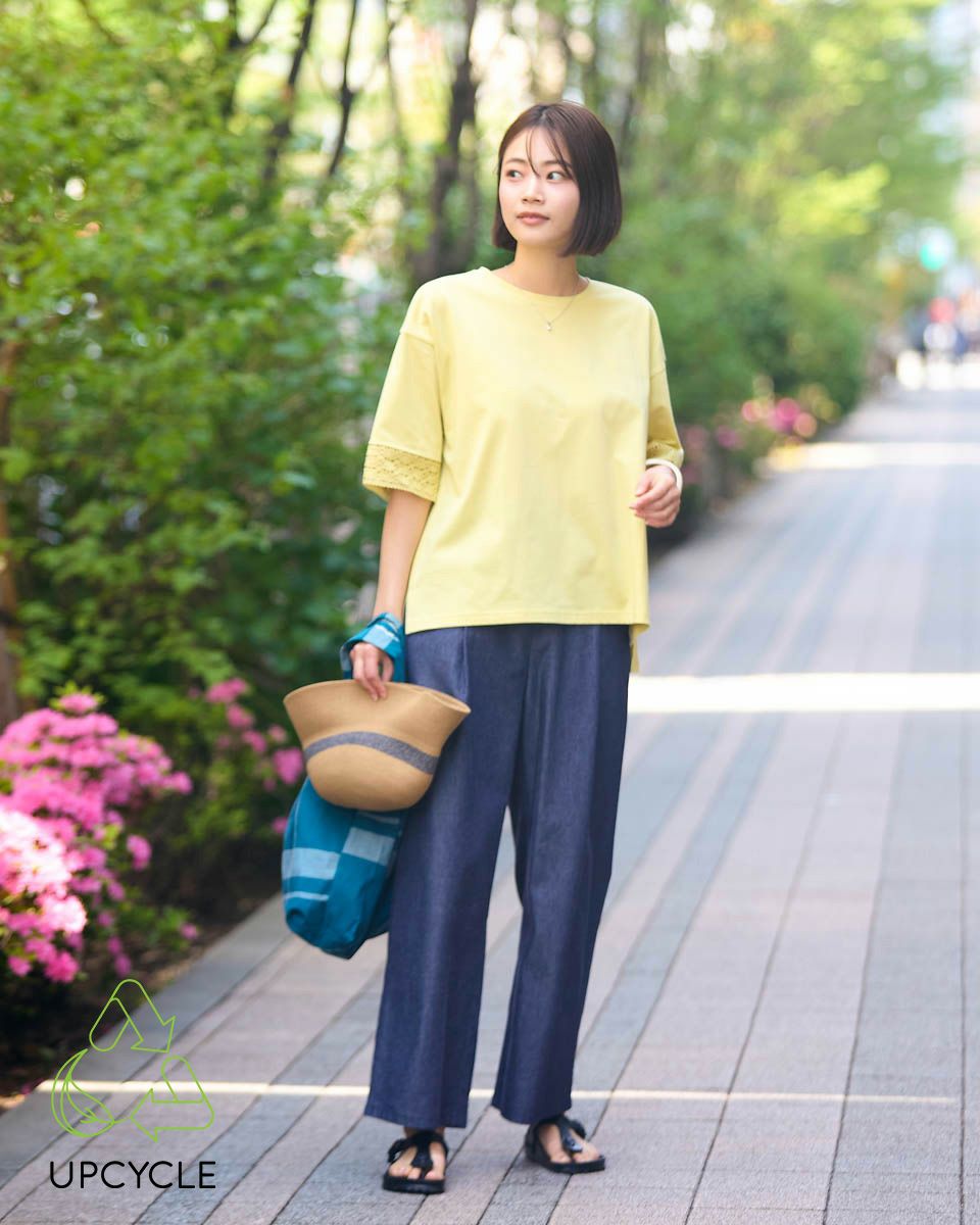 ボタニカル染めTシャツ