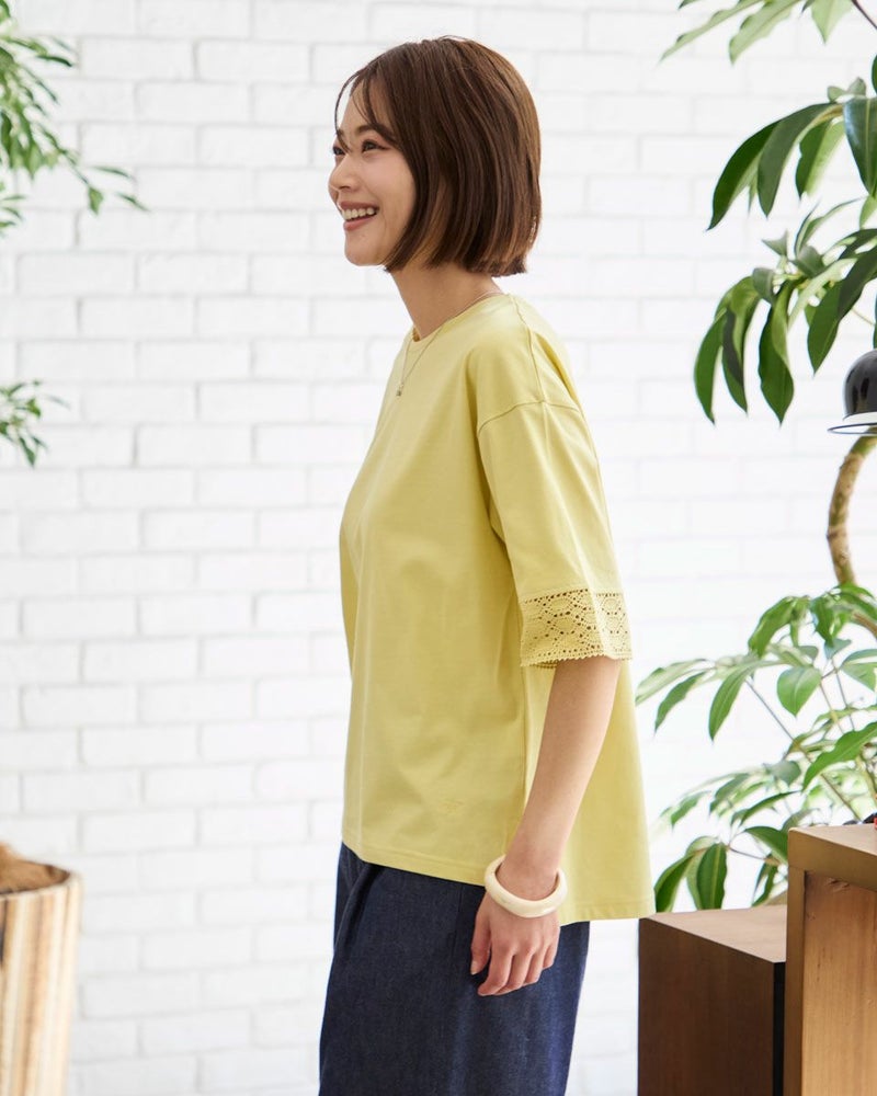 ボタニカル染めTシャツ