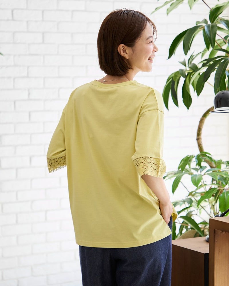 ボタニカル染めTシャツ