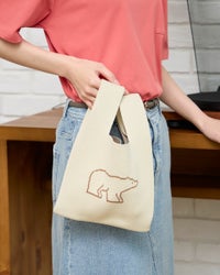 ニットジャカードミニバッグ