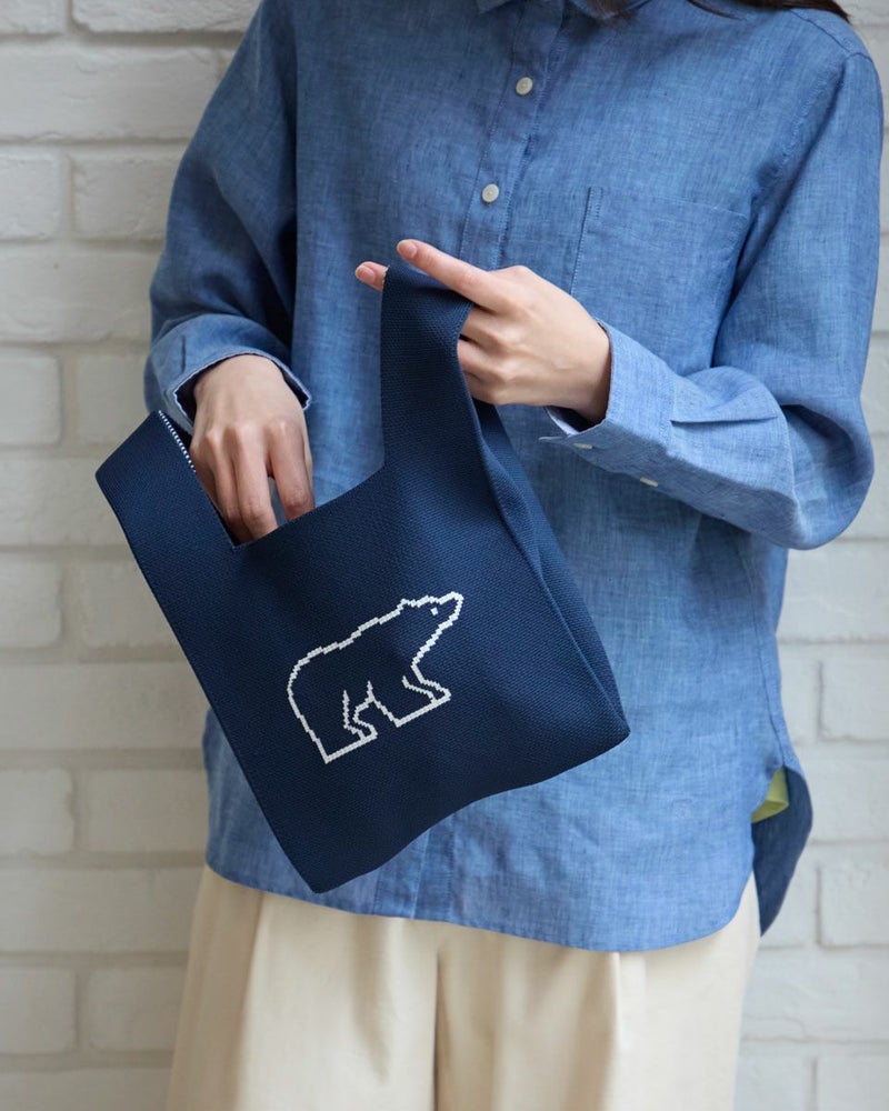 ニットジャカードミニバッグ