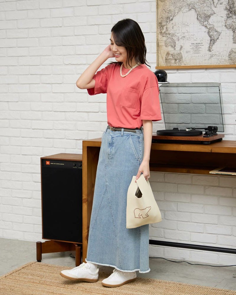 ニットジャカードミニバッグ