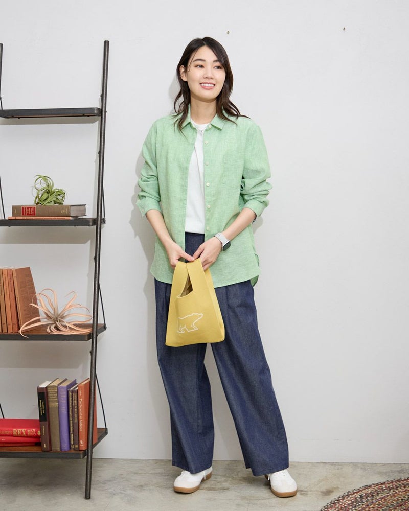 ニットジャカードミニバッグ