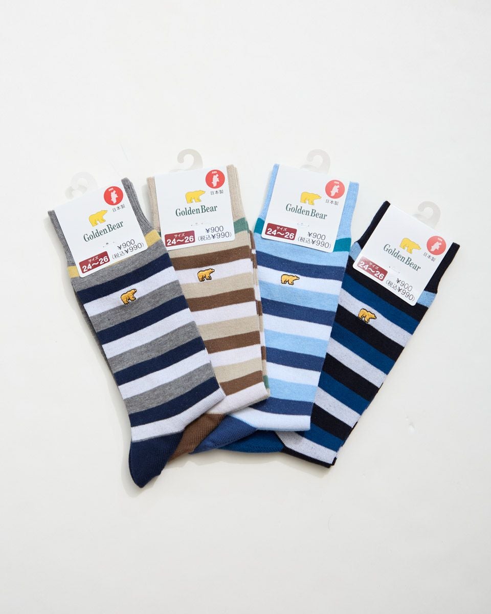日本製ボーダーソックス